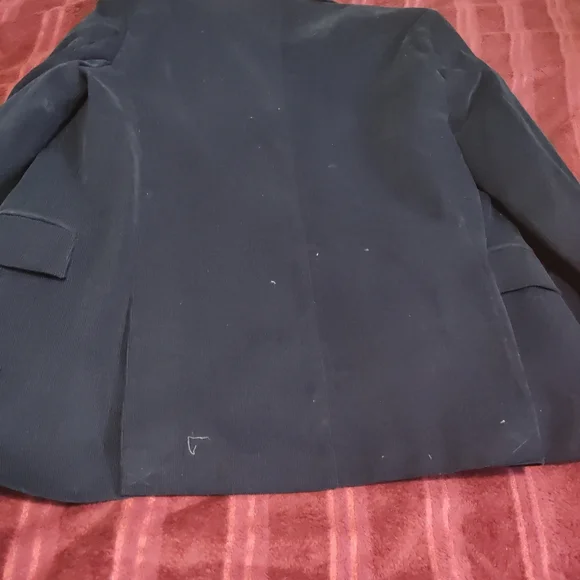 Stafford Classic Corduroy Navy Blazer - Picture 3 of 16
